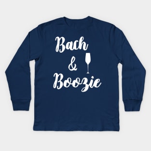 Bachelorette Party Squad - Bach Boozy Boozie Bride & Boujee Kids Long Sleeve T-Shirt